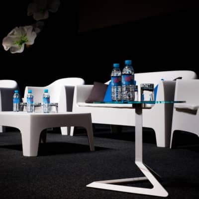 Location de table basse pour stand Toulouse - PSB Lounge Table Solid